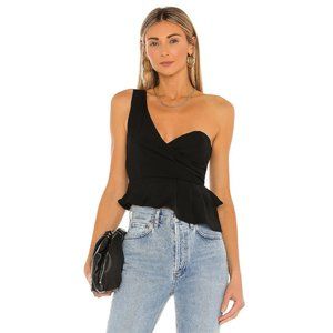 superdown Karlie One Shoulder Top in Black Small New Nwt as-is Women's Tank